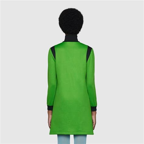 gucci technical jersey dress